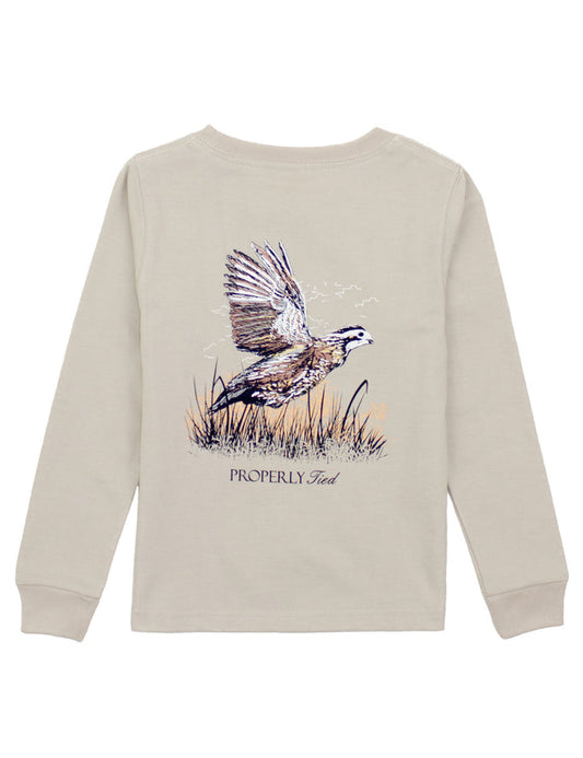 Boys Quail LS | Linen