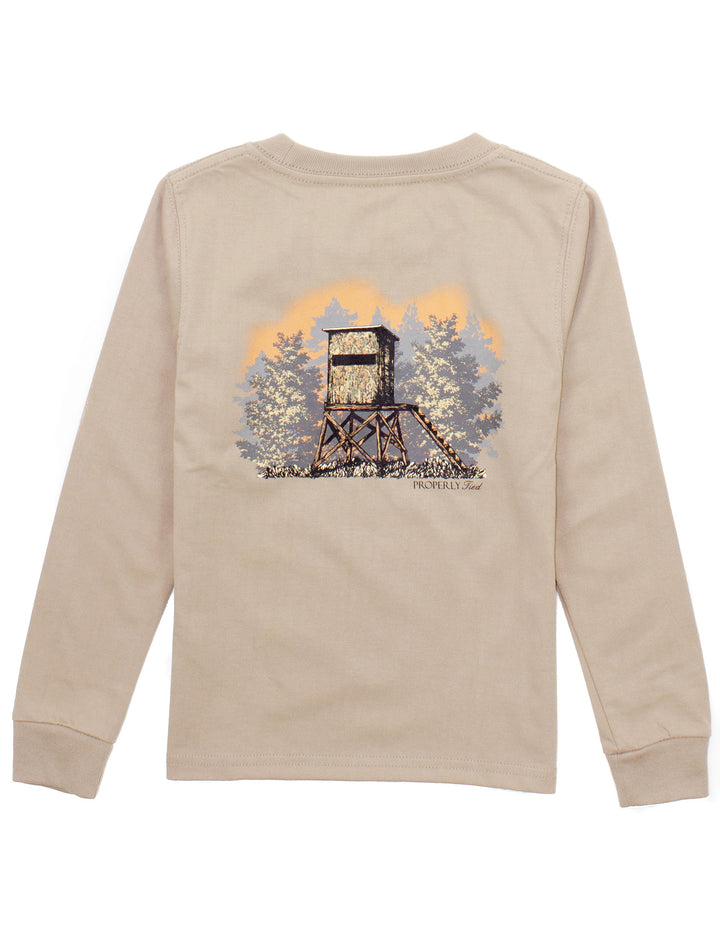 Boys Deerstand LS | Sand