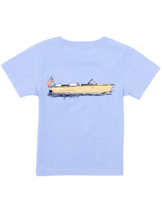 Boys Boating Tradition SS | Light Blue