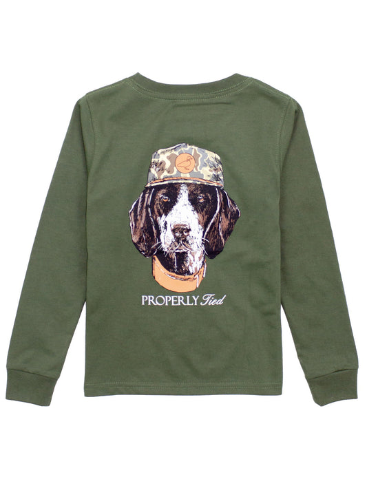 Boys Man's Best Friend LS | Olive