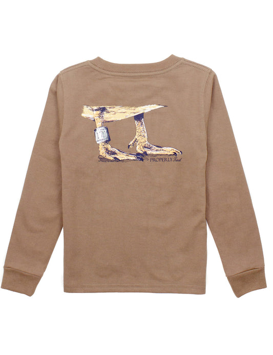 Boys Duck Band LS  Walnut