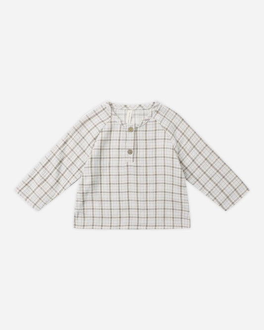 ZION SHIRT || BLUE PLAID