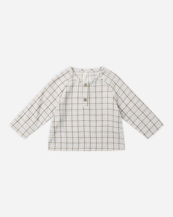 ZION SHIRT || BLUE PLAID
