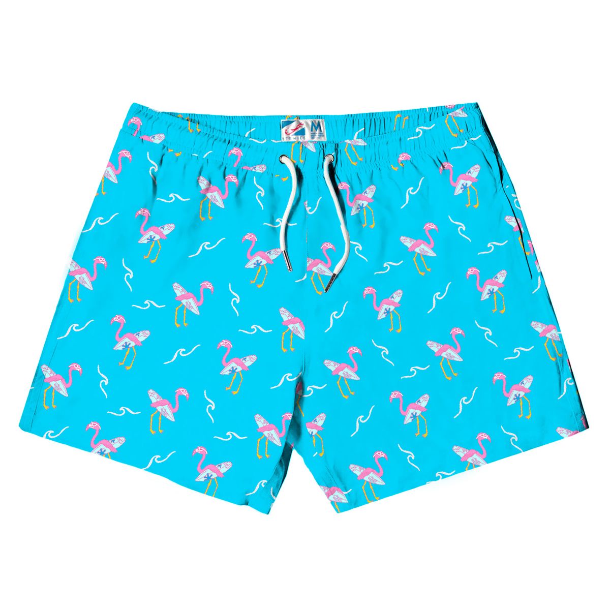 Men's Swim Trunk | Surfing Flamingo