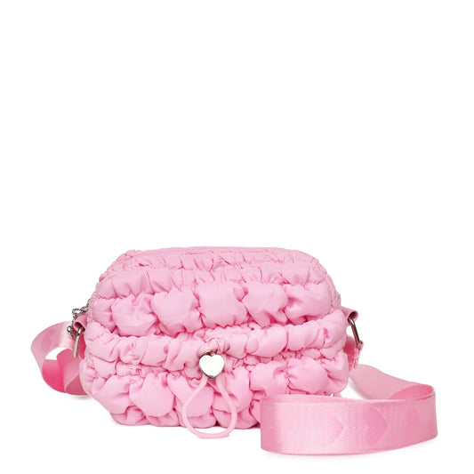 Quilted Scrunchies Mini Crossbody Bag | Cotton Candy