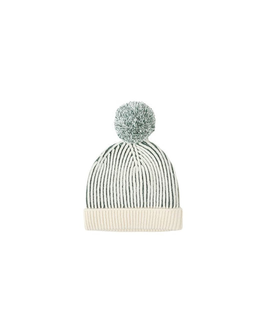 BEANIE || GREEN STRIPE