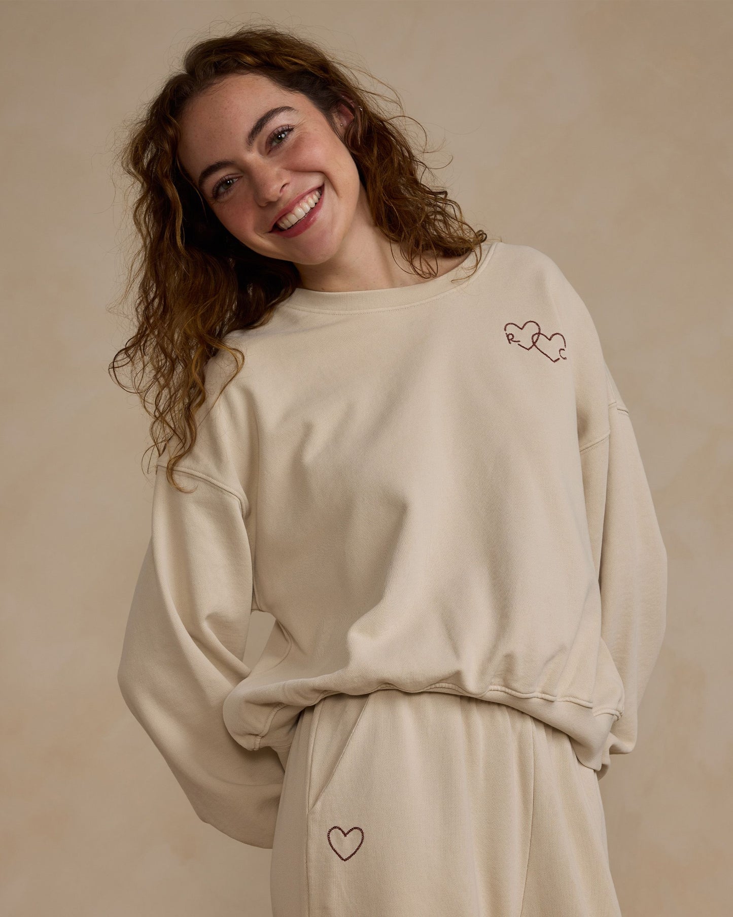 RELAXED SWEATSHIRT | STONE