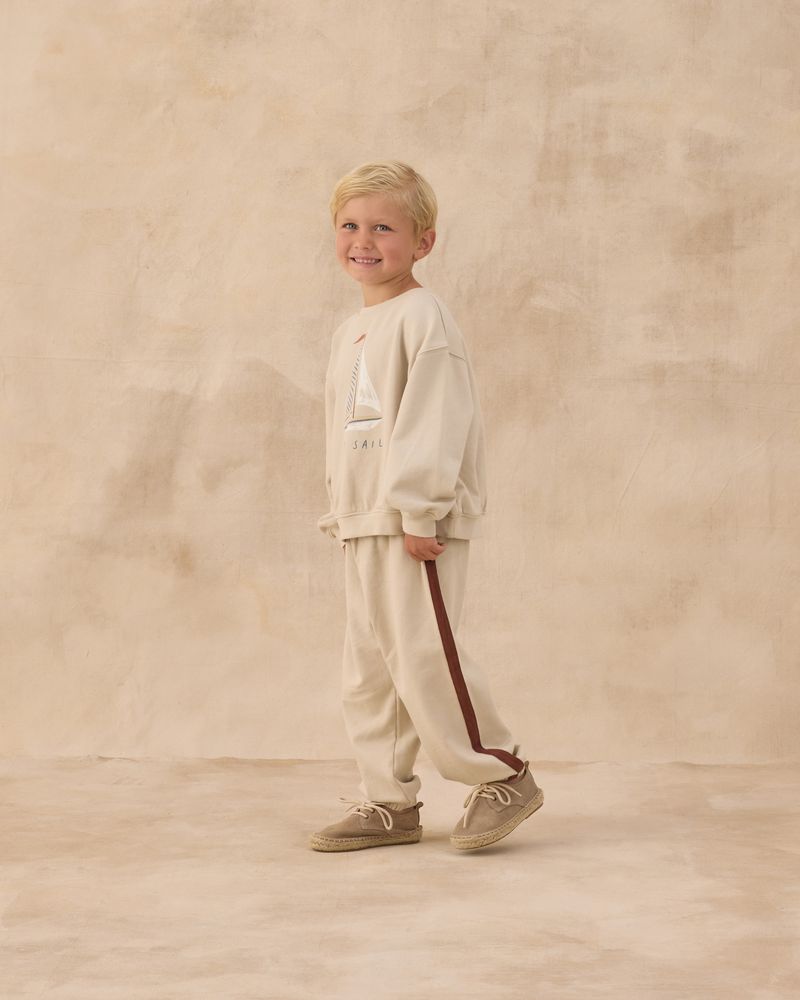 RELAXED JOGGER | PEBBLE