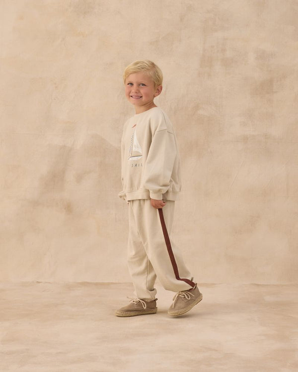 RELAXED JOGGER | PEBBLE