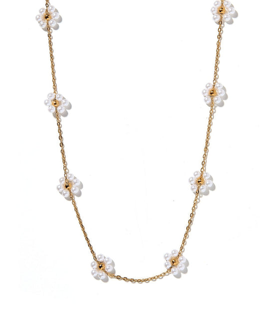 Necklace | Gracie Flower Pearl