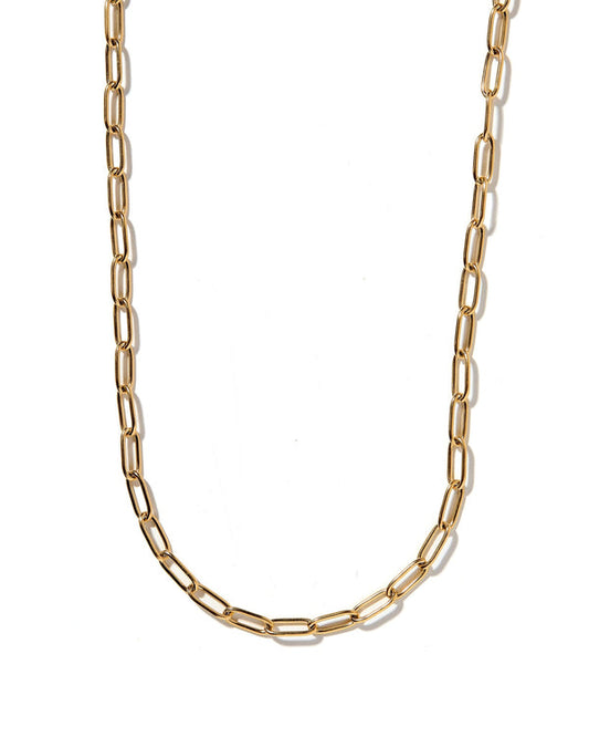 Necklace | Palmer Paperclip Gold