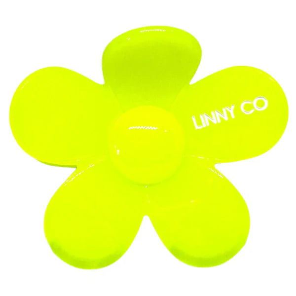 Gigi Hair Clip | Neon Yellow