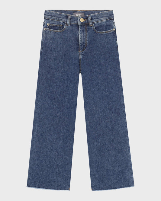 Girls Lily Wide-Leg Denim Jeans