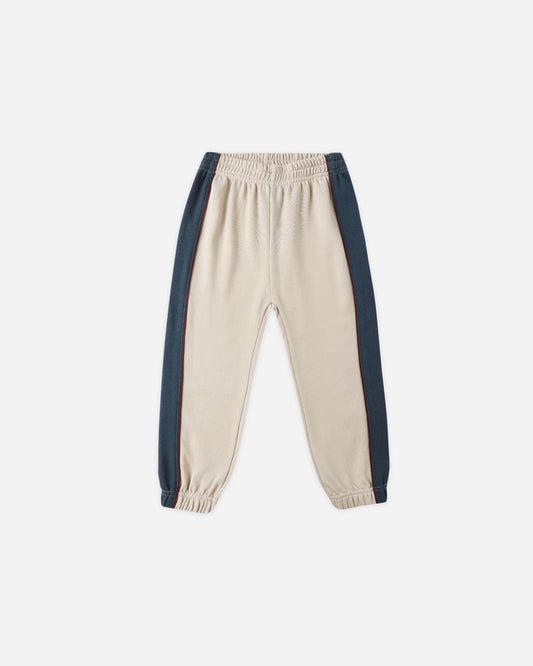 PANELED SWEATPANT || STONE