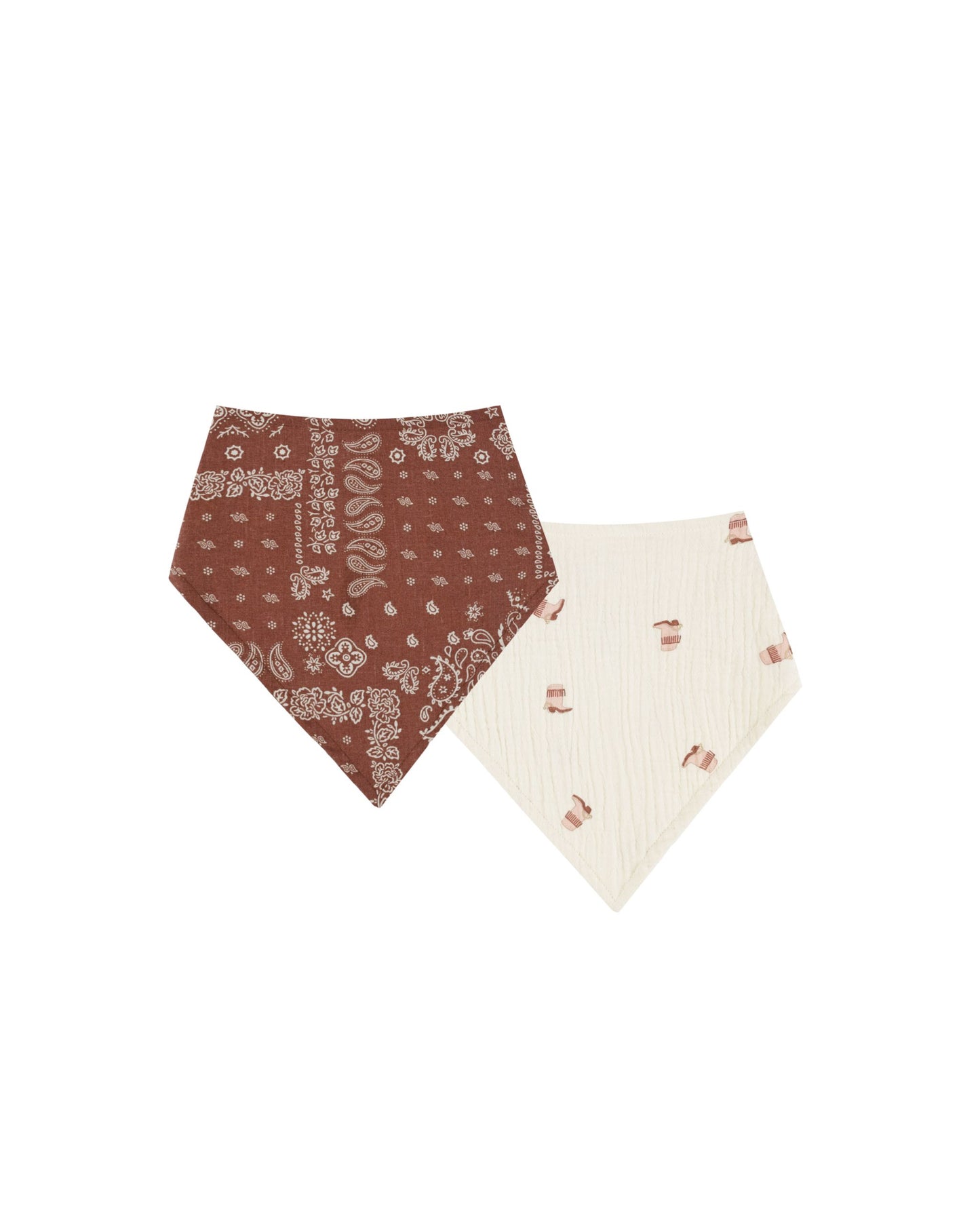 SCARF BIB SET | BOOTS + BRICK BANDANA