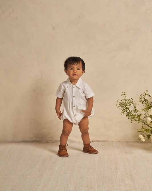 Henry Romper | White
