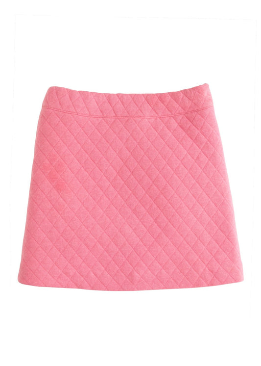 Quilted Mini Skirt | Rose