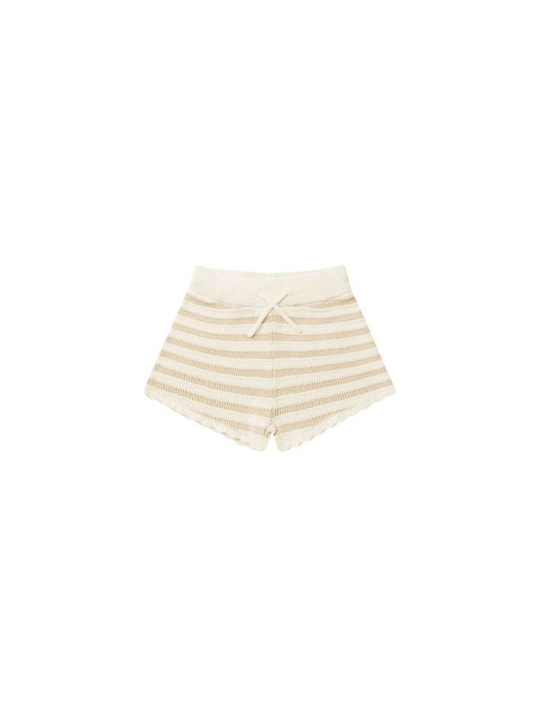Knit Shorts | Sand Stripe