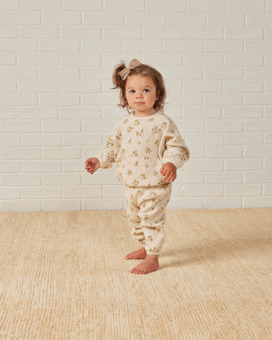 Waffle Slouch Set | Honey Flower