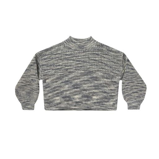 Knit Sweater || Heathered Slate