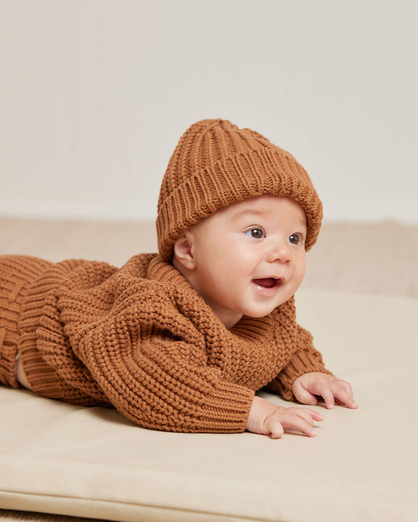 Chunky Knit Sweater | Cinnamon