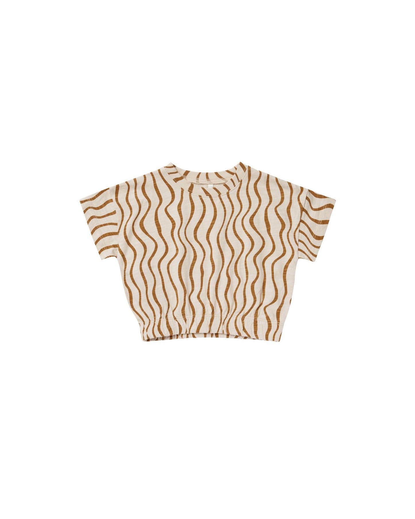 Cinched Jersey Tee | Wavy