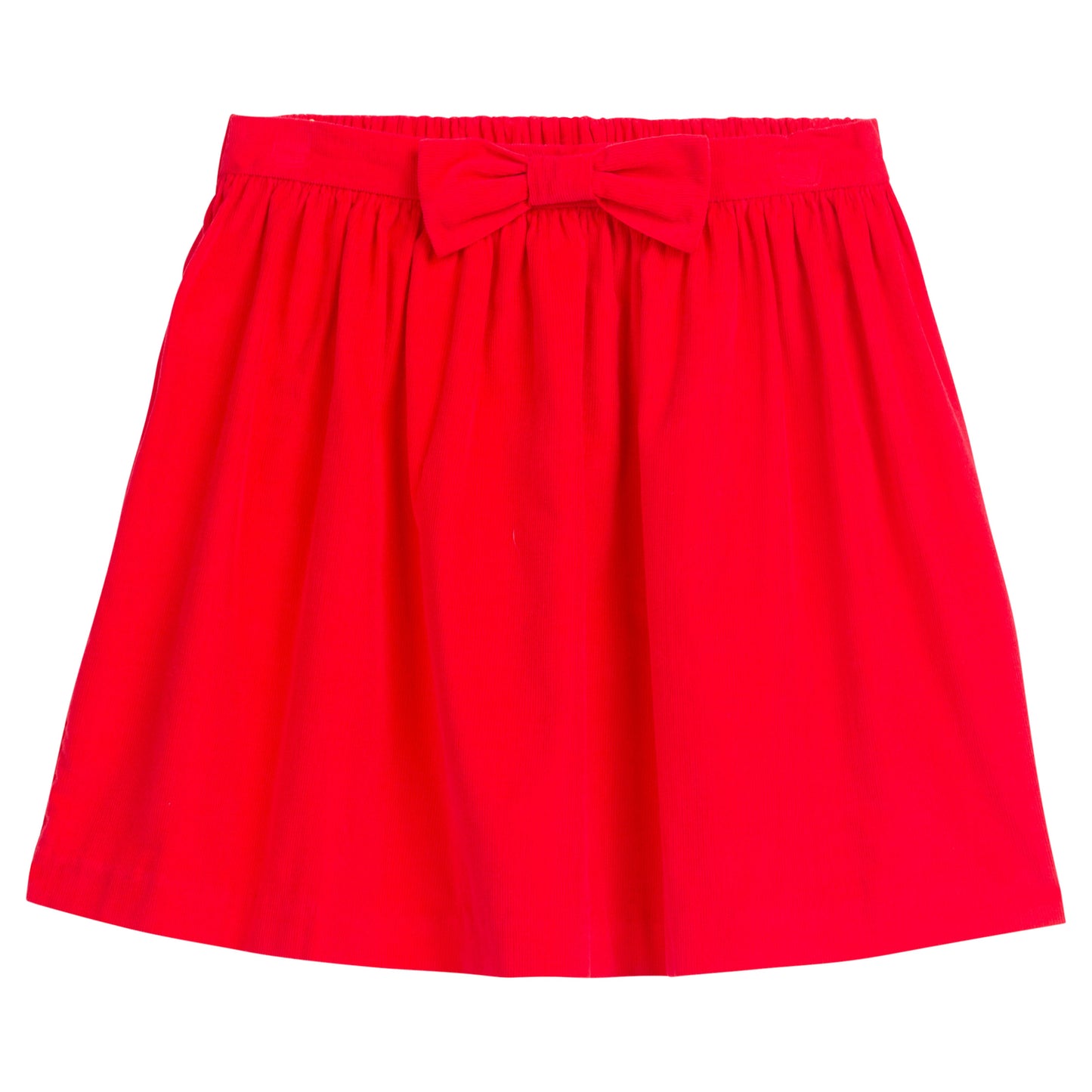 Davant Bow Skirt | Red Corduroy