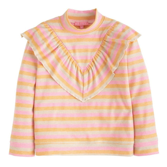 Aspen Turtleneck | Pink Sparkle Stripe