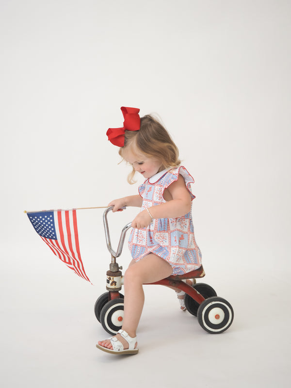 Penelope Prep Bubble | Patriotic Patchwork