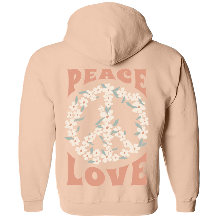 Peace And Love Hoodie