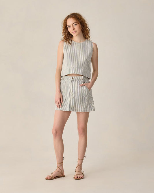 WOMEN'S TENNESSEE MINI SKIRT | RAILROAD STRIPE