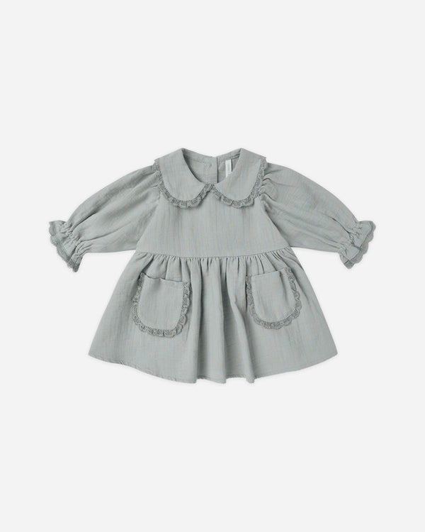 MARISOL DRESS || STEEL BLUE