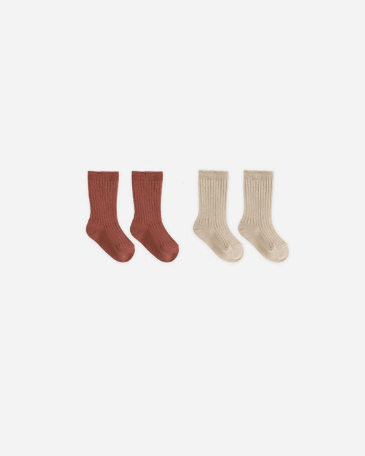 SOCKS SET || CRANBERRY, OAT