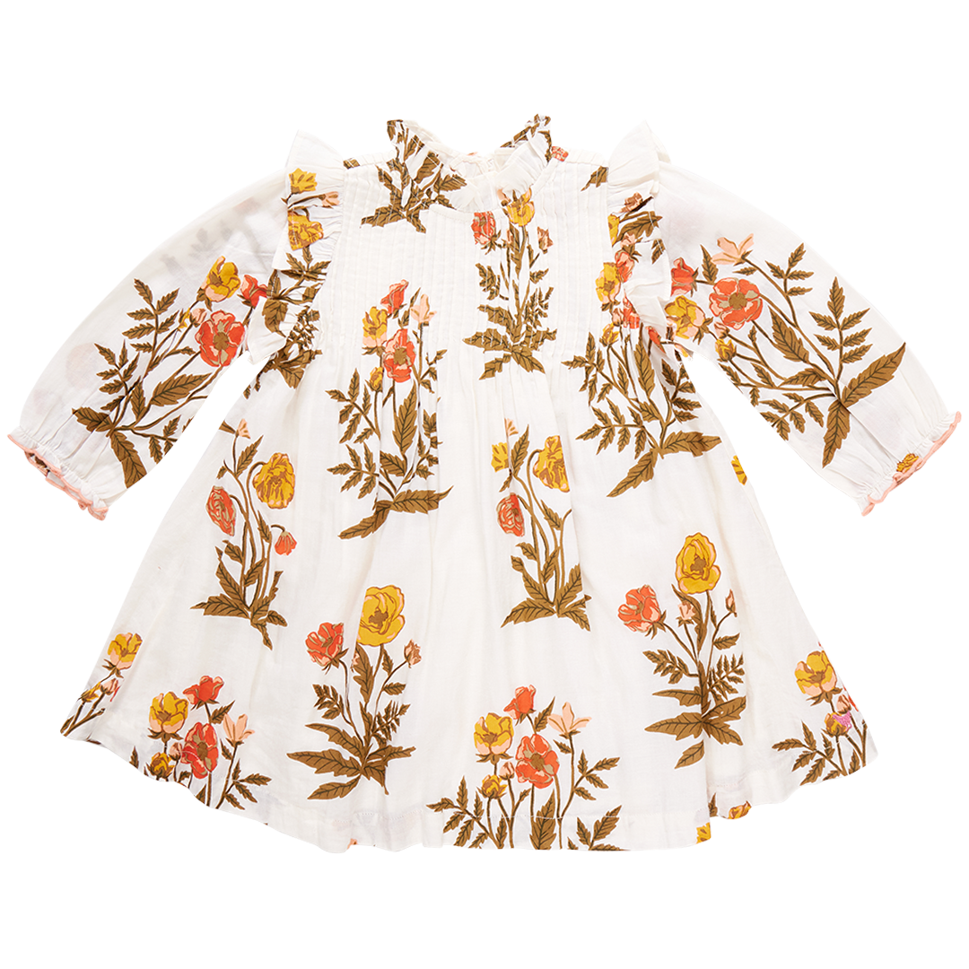 Girls Jaipur Dress | Harvest Poppy