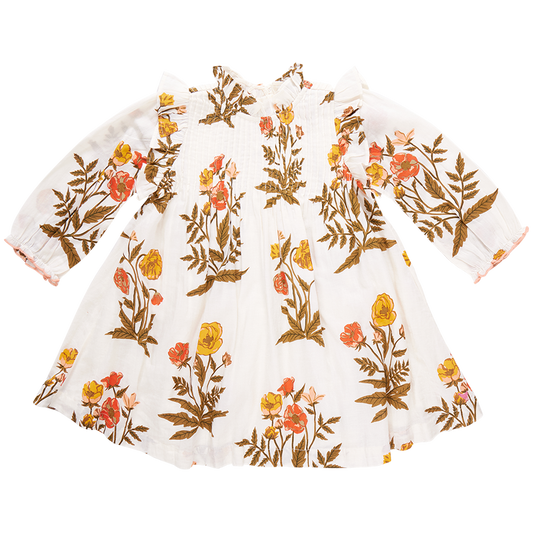 Girls Jaipur Dress | Harvest Poppy