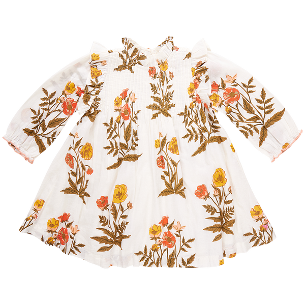 Girls Jaipur Dress | Harvest Poppy