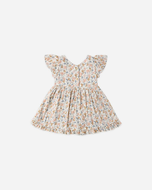 LILA ROMPER | FLOWER FIELD