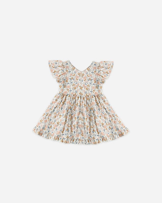 LILA ROMPER | FLOWER FIELD