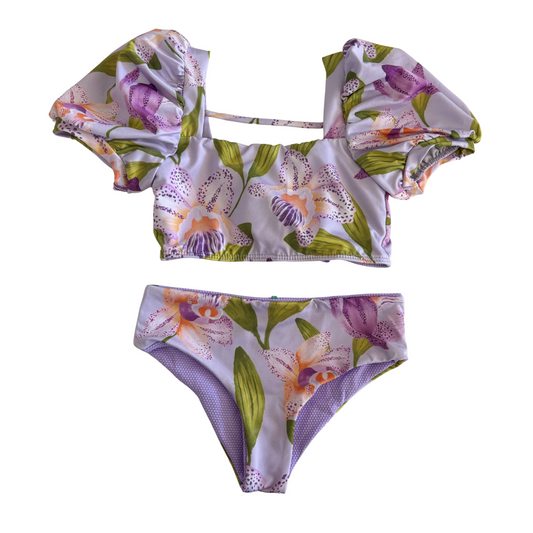 Bubble Bikini | Purple Orchids