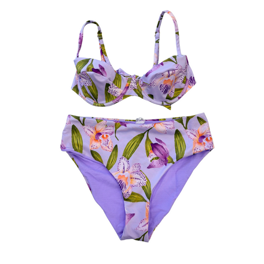 Women's Erika Bikini | Purple Orchids