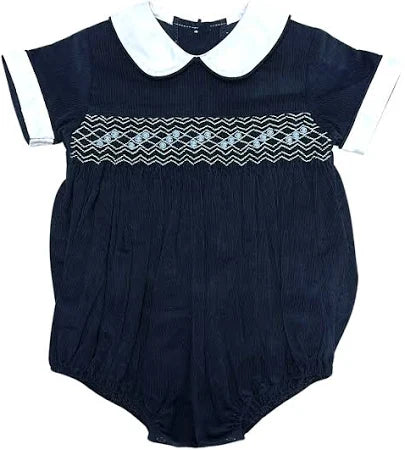 London Hand Smocked Boy's Bubble