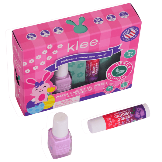Easter Nail Polish & Lip Shimmer Set | Skipping Purple
