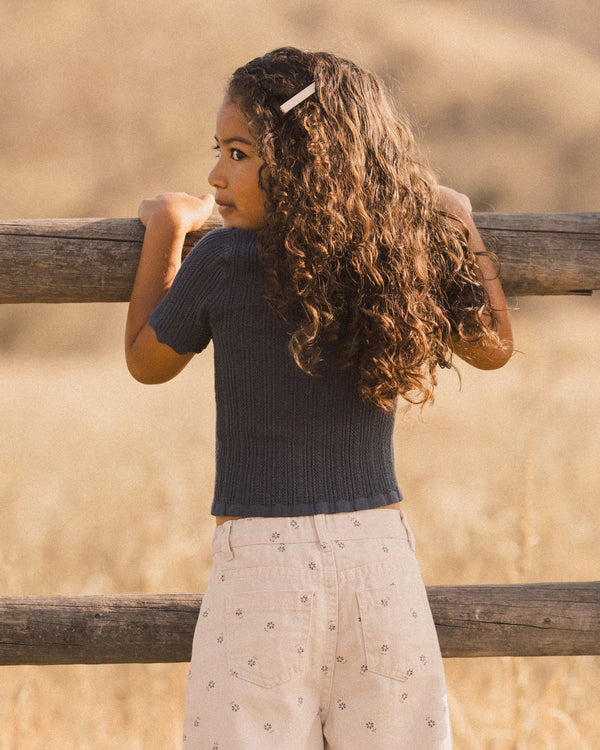 STRAIGHT LEG PANT | BLUE DAISY