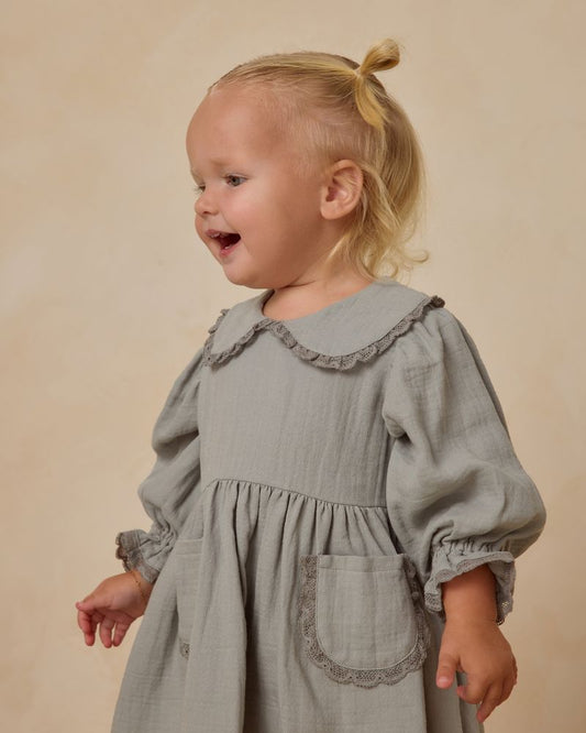 MARISOL DRESS || STEEL BLUE
