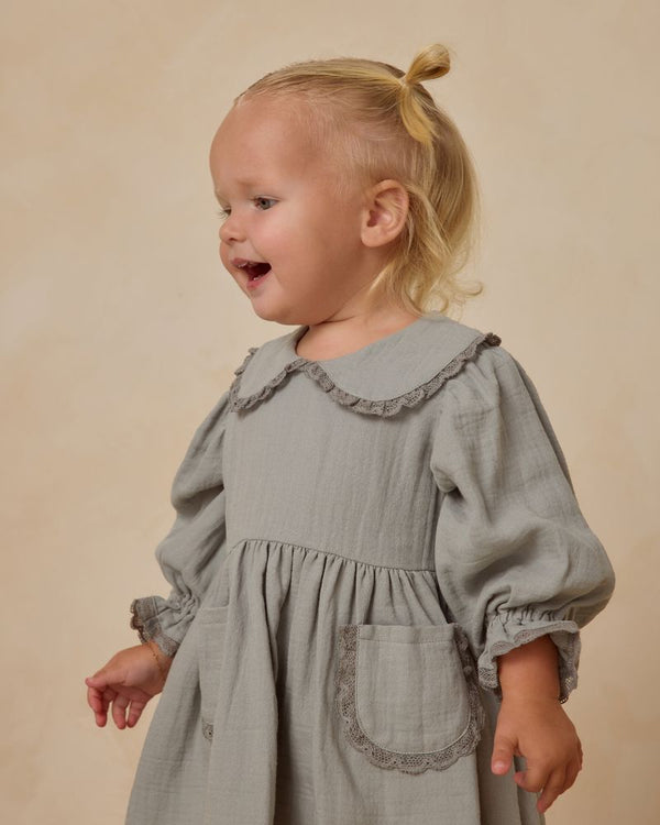 MARISOL DRESS || STEEL BLUE