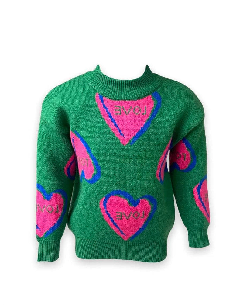 I Love You Sweater | Green