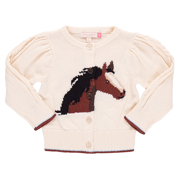 Girls Cable Constance Sweater | Wild Horse