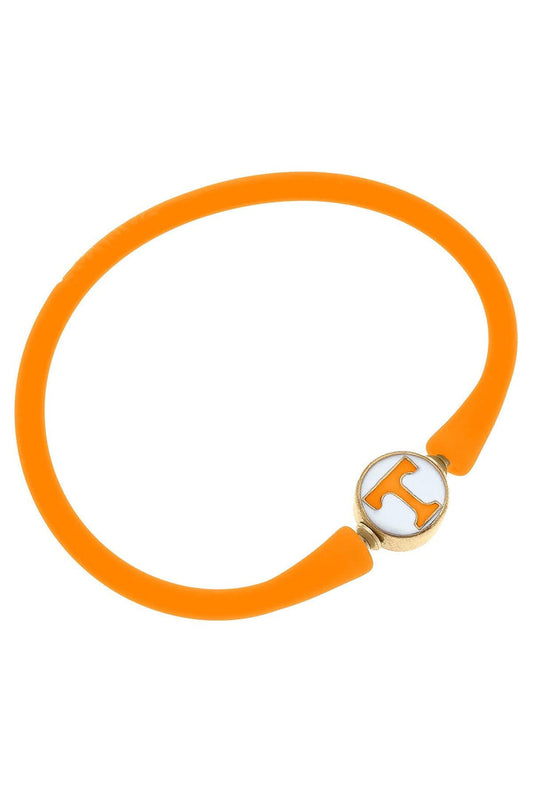 Tennessee Volunteers Enamel Silicone Bali Bracelet | Orange