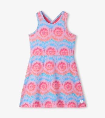 Starburst Tie Dye Active Dress