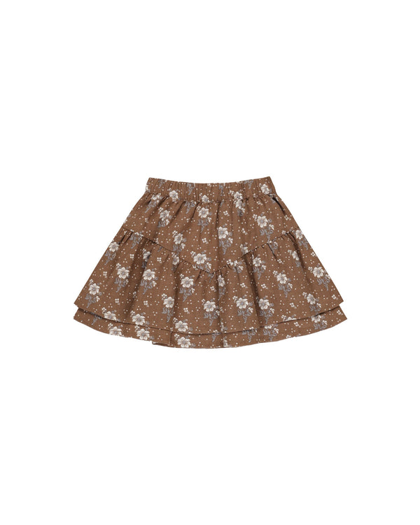 TIERED MINI SKIRT | AUTUMN ROSE